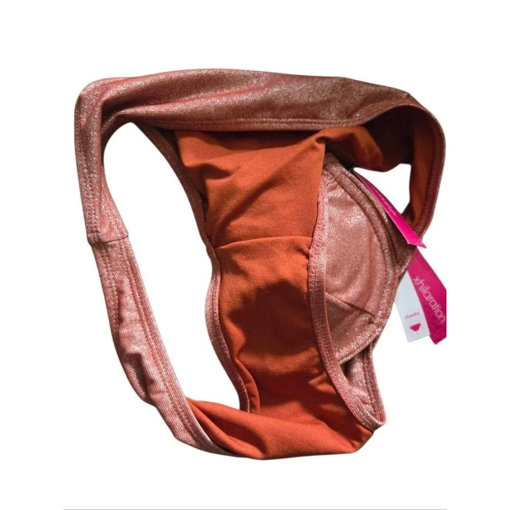 Target Shimmery Orange Underwire Bikini Set
